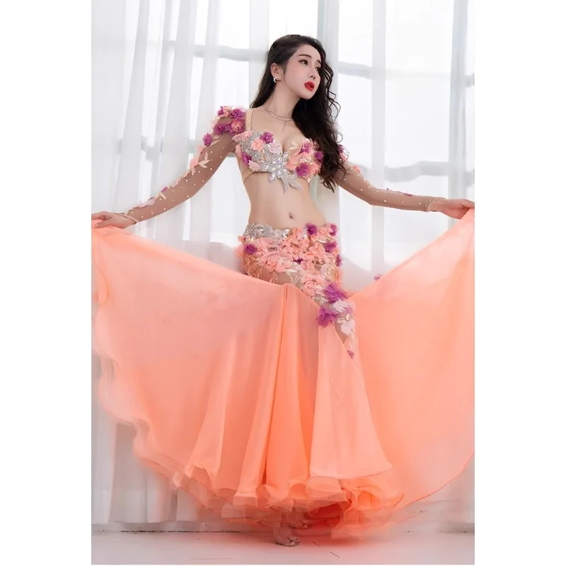Ethnic Fashion India - Traje de danza del vientre personalizado,
