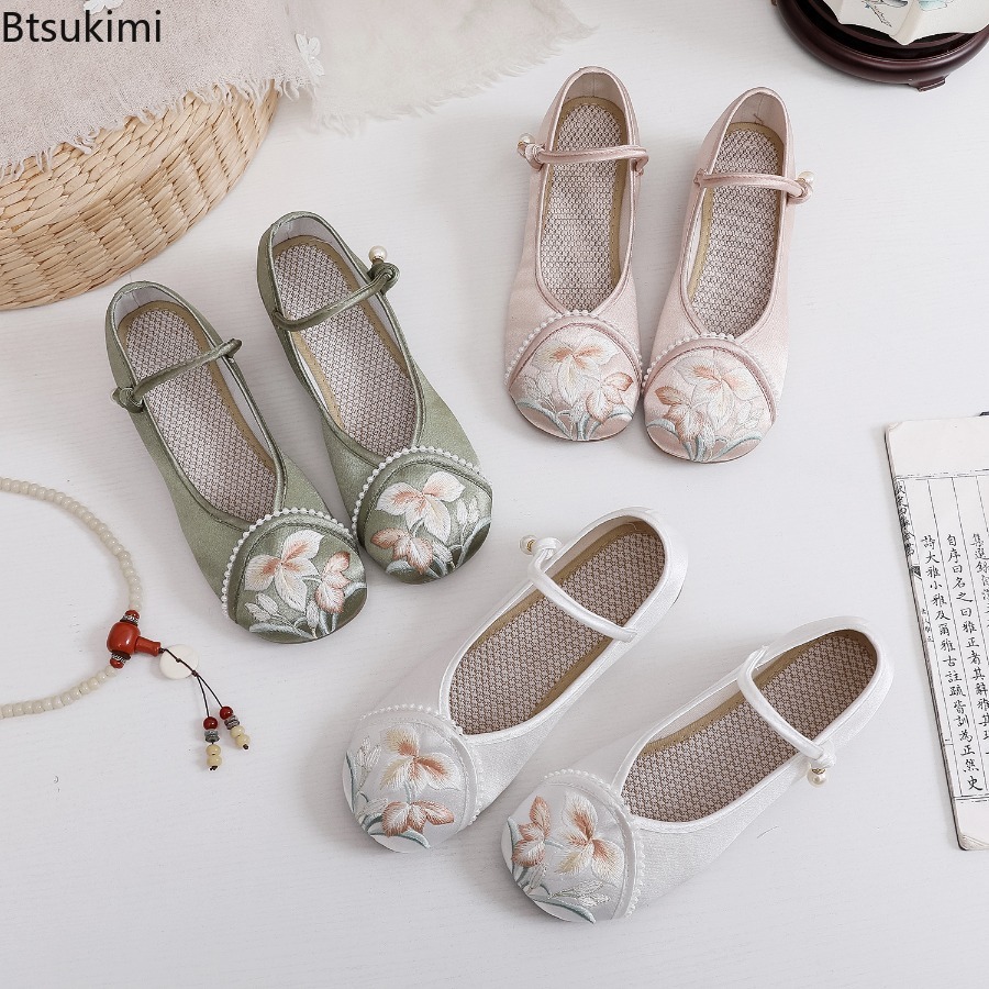 Zapatos de Mujer con Tacón Baj - Ethnic Fashion For Women reseña y precio