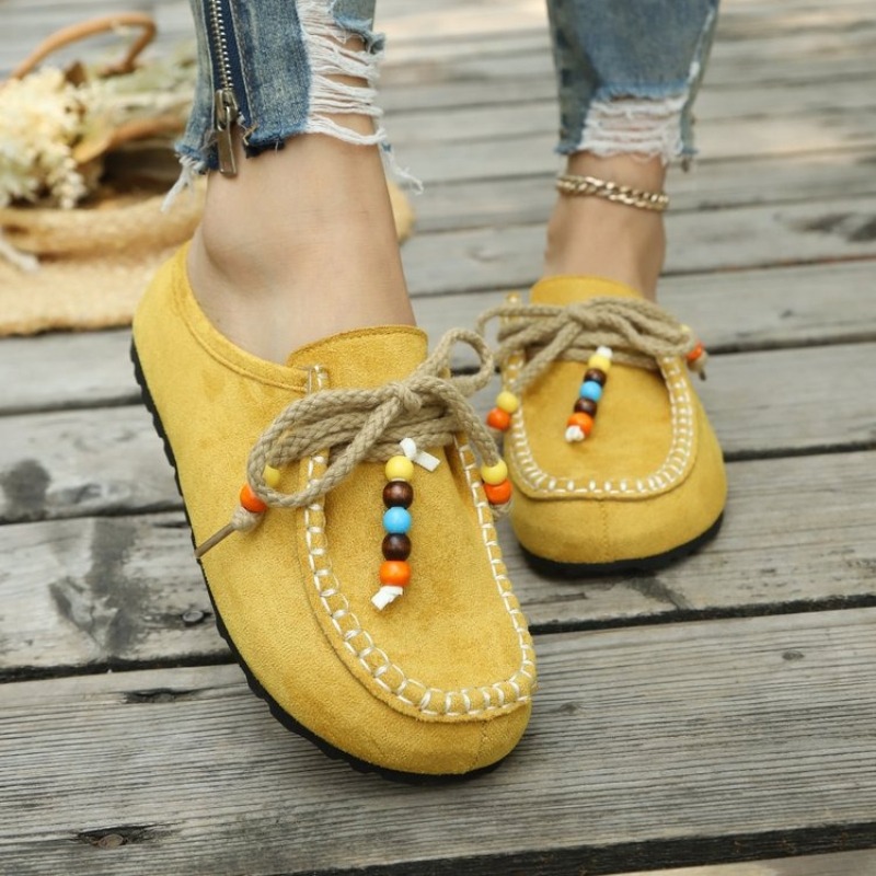 Mocasines sin cordones para mu - Ethnic Fashion For Women reseña y precio