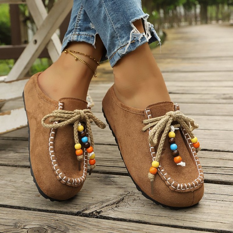 Mocasines sin cordones para mu - Ethnic Fashion For Women reseña y precio