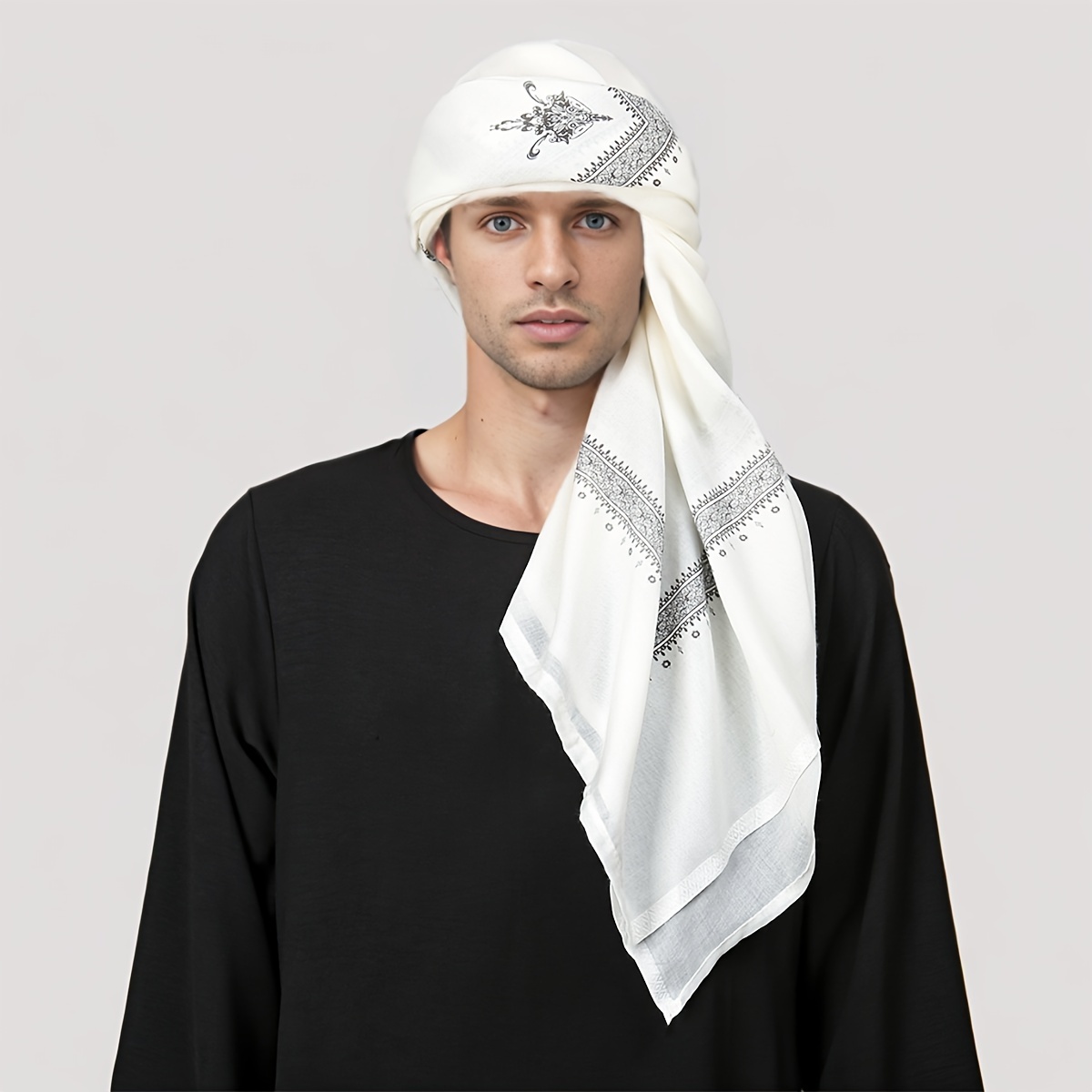 Pañuelo para la Cabeza con Est - Fashion Ethnic Wear For Men reseña y precio