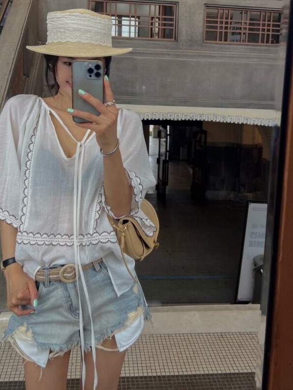 Top de Estilo Coreano con Enca - Ethnic Fusion Fashion reseña y precio