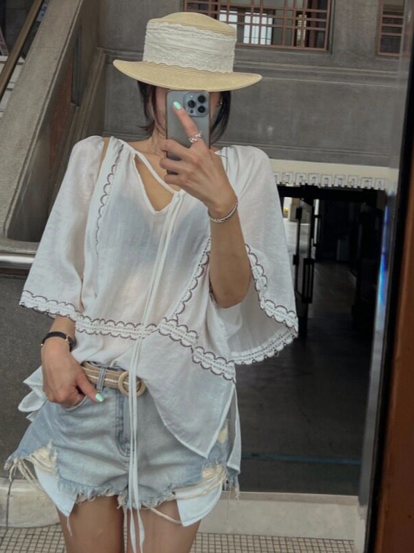 Top de estilo coreano con patc - Ethnic Fusion Fashion reseña y precio