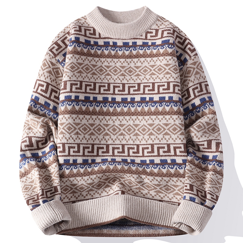 Suéter de Cuello Redondo para  - Fashion Ethnic Wear For Men reseña y precio
