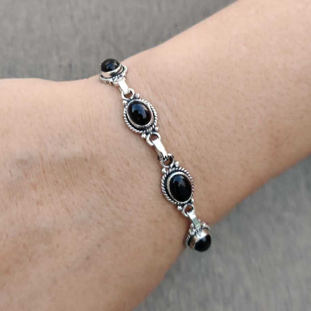 Pulseras Ajustables de Plata c - Fashion Ethnic Wear For Men reseña y precio